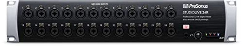 PreSonus StudioLive 24R 26-input, 32-channel Series III stage box and rack mixer, black