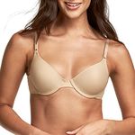 Maidenform Women's One Fab Fit - Demi Bra, Beige (Body Blush), 36DD