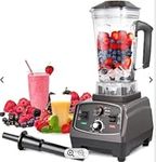 Super Blenders High speed Blender Heavy Duty Kitchen Mixer Milkshake Smoothie 2200W Stainless Steel Sharp Blades with High-Speed for Nut Fruit Vegetable