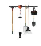 Rubbermaid Fasttrack Garage Storage System Tool Hanging Kit, Garage Organization, Wall Mount Holder for Garden Lawn Tools