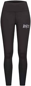 BENLEE Rocky Marciano Women's Maribel Leggings, Black/Silver, M