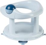 Bebeconfort Swivel Bath Seat, 6 - 12 months, Max. 10 kg, Child Bath Support Seat, Non-Slip, Ergonomical, Suction Cups, Blue