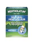 Mentholatum Natural Menthol Rub Ointment, Vapourizing Rub, Cough Suppressant & Nasal Decongestant, 100ml