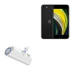 BoxWave Charger for Apple iPhone SE (2020) (Charger by BoxWave) - MagnetoBoost Rejuva PowerPack, Portable 3000mAh Back Up Battery Power Bank for Apple iPhone SE (2020) - Winter White