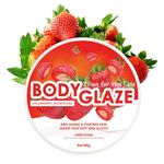 Body Glaze Strawberry Shortcake, Strawberry Body Butter for Women, Firming Body Cream, Moisturizing Skincare Body Butter Cream, Anti-Aging & Tightens Skin, Moisture For Long-Lasting