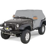 Big Ant Car Cover,Waterproof Car Cab Cover for Wrangler 2 Doors,Heavy Duty Half Car Cover Protect from Snow Rain Hail Sunshine,Fit for SUV Wrangler JKU JLU 1987-2022