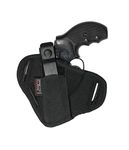 Uncle Mike's Law Enforcement Kodra Nylon Super Belt Slide Holster (Size 36, Black)