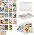 Pipilo Press Vintage Travel Postcards Bulk for Mailing and Decor, 20 Designs (4x6 In, 40 Pack)