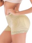 FUT Women's Butt Lifter Shapewear Enhancer Padded Lace Panties Thigh Slimmer