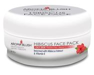 Clearer Skin Ahead: Aroma Blush Hibiscus Face Pack-100gm for Anti-Acne and Pimples (Oily Skin)