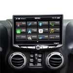 Stinger HEIGH10 Wrangler JK Stereo Replacement HD Touchscreen Radio with Android Auto, Apple CarPlay, Handsfree Bluetooth, Dual USB Includes All-in-one Dash Kit & Interface, 2007-2018 (STH10JK)