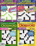 Lot of 4 Kappa Crosswords 2 Superb and 2 Quality Popular