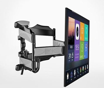 Gadget Wagon Dual Arm 40 - 70 Inches LCD / LED / Plasma TV Corner Cantilever Full Motion Panel Swivel Tilt Wall Mount