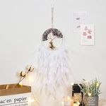 Dream Catcher,Handmade Sweet White Dreamcatchers,Wedding GIfts, Bedroom Christmas Wall Hanging Ornaments Crafts,For Boys Girls Friends Decorations