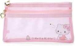 Sanrio 053171 Hello Kitty Kitty Hello Kitty Flat Pen Case 4.3 x 7.9 x 1.0 inches (11 x 20 x 2.5 cm), Character 053171