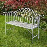 Home Source Garden Bench Metal Pati