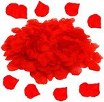 1200pcs Red Rose Petals for Bedroom