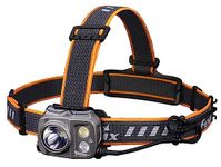 Fenix HP25R V2.0, 21700 Powered Outdoors, Work, Search & Rescue, Fishing Headlamp, White, Red