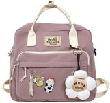 Extolove Cute Messenger Bag, Kawaii Backpack Japanese Crossbody Bag Aesthetic Bag Ita Bag with Kawaii Accessories (A Pink)