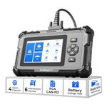 TOPDON ArtiDiag500 OBD2 Scanner, 4 Systems Car Diagnostic Tool, Oil/Throttle/SAS/TPMS/BMS/EPB Reset, Free Updates for Life, AutoVin
