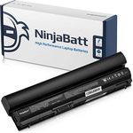 NinjaBatt Battery for Dell E6230 E6320 E6330 E6220 RFJMW K4CP5 E6430S 7FF1K FRR0G J79X4 MHPKF V7M6R TPHRG YJNKK 5X317 312-1381 312-1241 312-1446 312-1380 - High Performance [6 Cells/4400mAh]