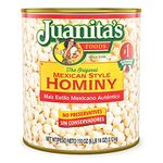 Juanita's Foods Mexican Style Hominy 3.12 kg (110 oz)