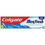 Colgate Max Fresh Toothpaste with Cooling Crystals 75ml | fresh breath toothpaste | Fresh FX technology for 10X longer lasting cooling* | helps to fight cavities | keeps teeth white