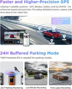 VIOFO A229 Pro 3-Channel 4K HDR Dash Cam – STARVIS 2, WiFi, GPS, 24H Parking