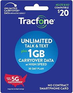 TracFone $20 Unlimited Talk, Text, 1GB Data 30–Day Plan