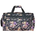 World Traveler Unisex-Adult 22" Duffle Bag-Classic Floral Duffel, One Size