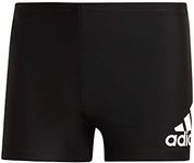 Adidas Men's Fitness Badge Swim Boxer, Black, X-Large