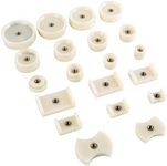 MMOBIEL Professional 20 Piece Nylon Fitting Dies Set for Watchmakers Watch Press Fits Any Size Back Case Closer