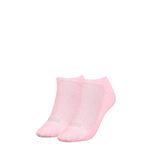 PUMA Women's Puma Women's Sneaker - Trainer (2 Pack) Socks, Pink, 6 8 UK