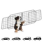 Urban Deco Car Headrest Dog Guard For Dog Car Barriers Adjustable Pet Travel Dog Barrier Mesh Dog Guard For SUV, Car Vehicle (Black).