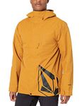 Volcom Men's 17 Forty Insulated Snow Jacket, Resin Gold, Extra Large