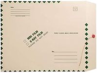 X-Ray Film Mailers - String & Button, 15"H x 18"W, Manila Green Diamond, Box of 50