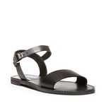 Steve Madden Women's Donddi Sandal, Blackes Leder, 7 UK