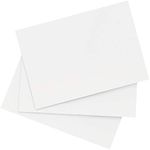 Bliss Collections All Occasion Cards, For Personalized Stationery Sets, Letters, Index Cards, Notecards, Greeting, Birthday or Thank You Cards, 5"x7" White Blank Heavyweight Card Stock (100 Cards)