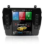 MOOKAKA Tesla Style Radio Android 11 Car Stereo Autoradio 2 Din GPS Navigation for Jaguar XJ 2004-2008 Multimedia Player Head Unit 9.7 inch Vertical Screen Support Wireless Carplay DSP (3+32GB)