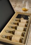 Hebridean Spirits & Liqueurs Whisky Tasting Set - Regions of Scotland - 5 x 30ml Malt Whiskies, Plus a Whisky Tasting Glass in Presentation Box