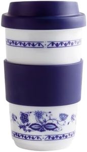 KAHLA 2DH186A44172C fillit Becher 0,40 l Zwiebelmuster| To Go Becher mit Zwiebelmuster aus Porzellan