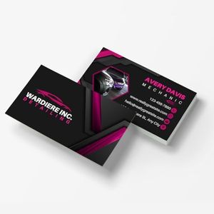 BillyPrint Customize Business Cards Printable Add Photo/Text/Logo Print Your Own Personalized Business Card 14PT 300GSM Glossy Double-Sided Coated 3.5x2 inch-100 PCS