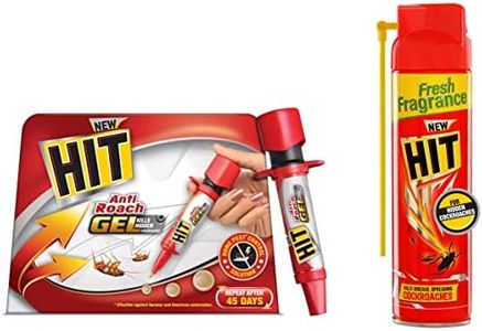 HIT Anti Roach Gel & Cockroach Killer Sprray -200 ml Combo