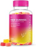 Pink Stork Fiber Gummies: Prebiotic Fiber Supplement, Inulin, Prebiotics for Women’s Digestive Support, Bloating Relief, Constipation Relief, Regularity, Gut Health, 60 Peach Berry Gummies