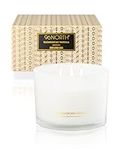 96NORTH Luxury Soy Vanilla Candles | Aesthetic Large 3 Wick | All Natural Long Lasting Candles for Home | Comfort Birthday Gifts for Women | Aromatherapy Scented Candles