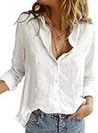 Astylish Women V Neck Solid Roll Up