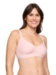 Warner's Womens Blissful Benefits Women's Underarm-Smoothing with Seamless Stretch Wireless Lightly Lined Comfort Bra, Rosewater, Small