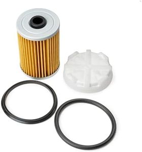 ZUDZUW Fuel Filter and Filtering Disk Set 8M0093688 35-892665 Compatible with Mercury Marine Mercruiser Engines with Gen III 3 Fuel Cooler