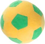 STOBOK Yellow Plush Soccer Ball Stuffed Soccer Ball Soft Soccer Pillows Football Shape Throw Pillow Sports Competition Prizes Party Decoration Soft Football Plushie Toy for Kids