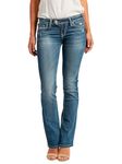 Silver Jeans Co. Women's Tuesday Low Rise Slim Bootcut Jeans, Med Wash Sjl245, 30W x 33L